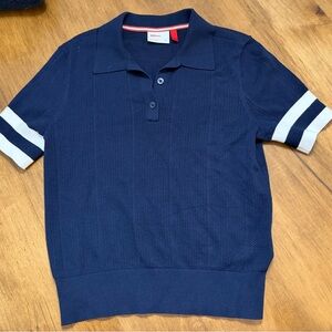 Wilson Navy Polo Shirt with white Accent size medium